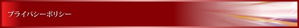 プライバシーポリシー